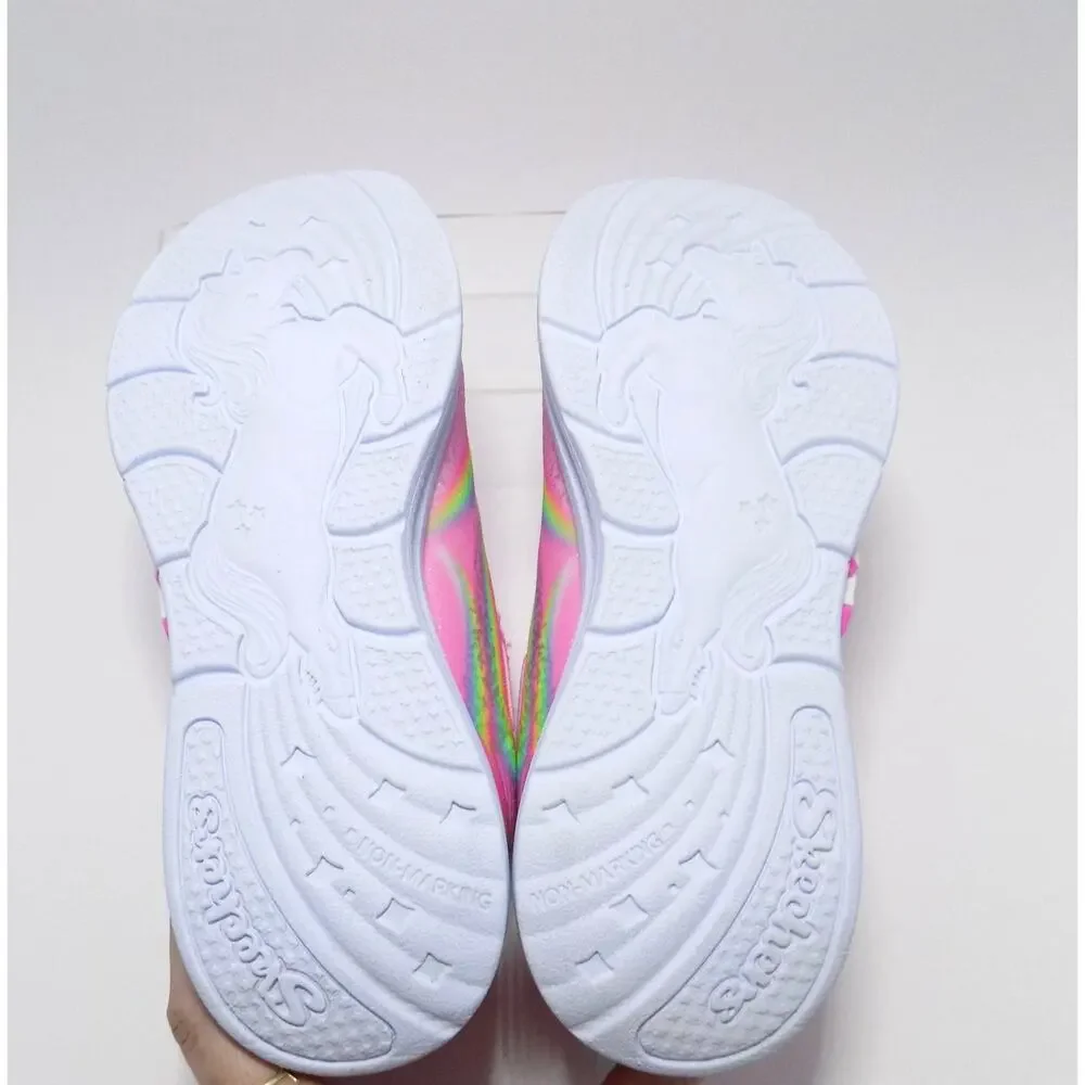 Skechers Unicorn Chaser Light-Up Girls Sneaker - Kids Size 3